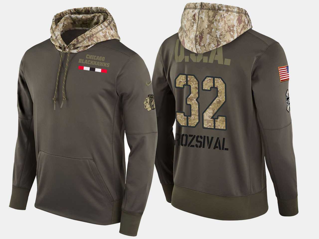 Nike Blackhawks 32 Michal Rozsival Olive Salute To Service Pullover Hoodie,We sell and wholesale Nike Blackhawks 32 Michal Rozsival Olive Salute To Service Pullover Hoodie on line form chian!